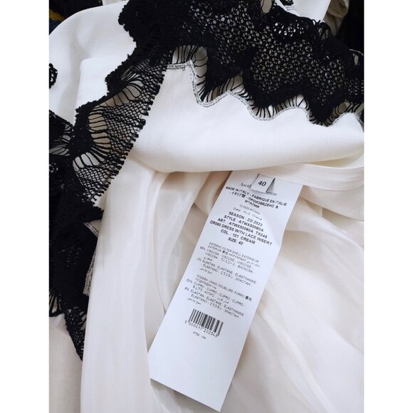 Another Tomorrow Lace Inset Dress Sample - Sm - NWT - Picture 3 of 12